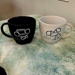 Disney “Mr.” And “Mrs.” Mug Set- with two cups